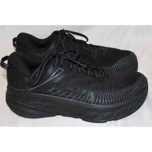 NIB Hoka One Men's Bondi 7 Running Athletic Sneakers BBLC Black 8 EE WIDE NWOB